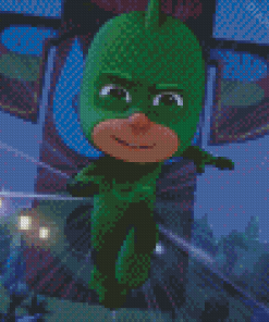 Gekko Pj Masks Animation Diamond Painting