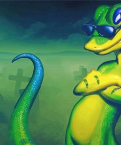 Gex Video Game Diamond Painting