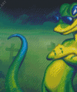 Gex Video Game Diamond Painting