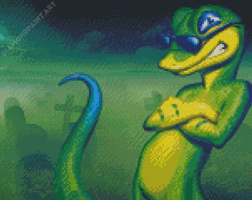 Gex Video Game Diamond Painting