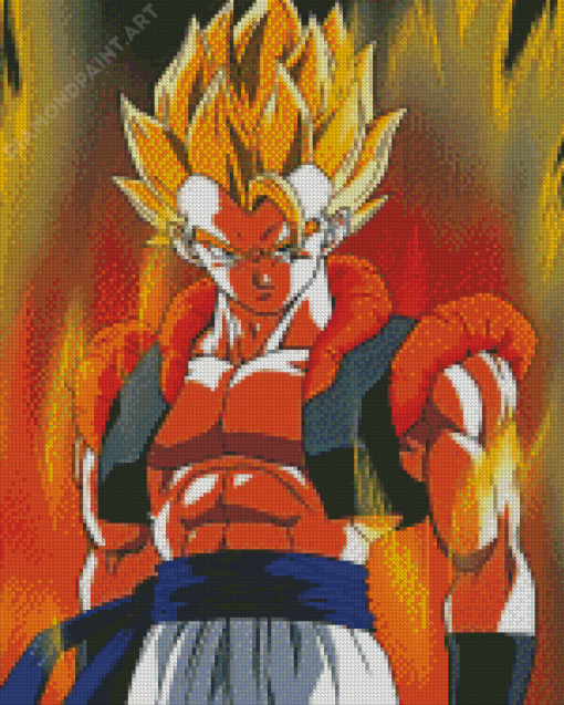 Gogeta Dragon Ball Diamond Painting