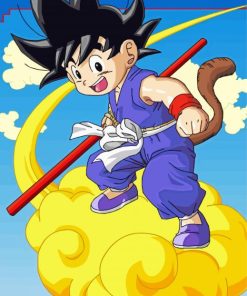 Goku Flying Nimbus Dragon Ball Z Diamond Painting