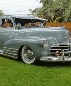 Grey 48 Chevy Fleetline Car Diamond Painting