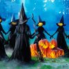 Halloween Witches Diamond Painting