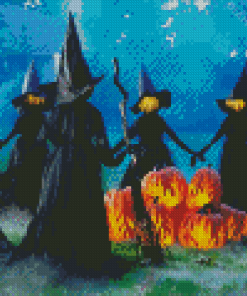 Halloween Witches Diamond Painting