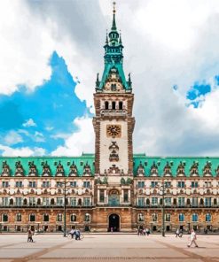 Hamburg Town Hall Diamond Painting