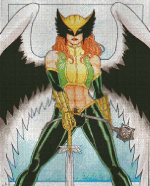 Hawkgirl Art Diamond Painting