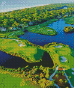 Hilton Head Golf Landscape Diamond Painting