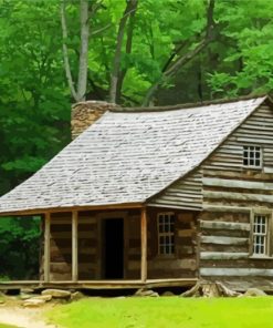 Historical Site In Cades Cove Diamond Painting