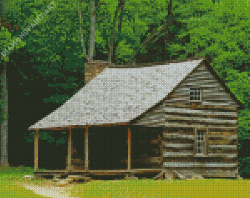 Historical Site In Cades Cove Diamond Painting