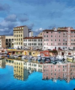 Italy Livorno City Diamond Painting