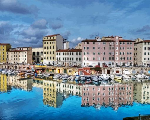 Italy Livorno City Diamond Painting