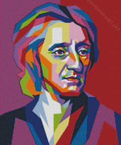 John Locke Pop Art Diamond Painting