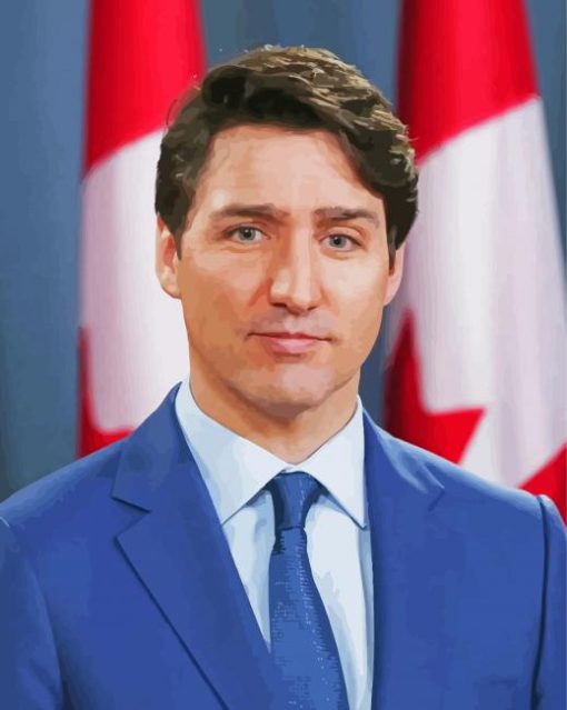 Justin Trudeau Prime Minister Diamond Painting