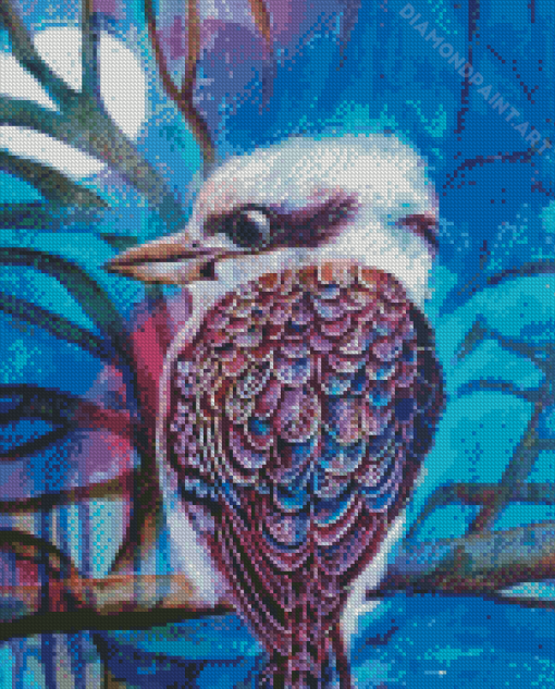 Kookaburra Illustration Diamond Painting