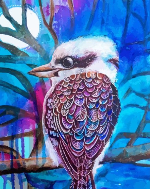 Kookaburra Illustration Diamond Painting