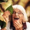 Laughing Old Woman Diamond Painting