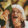 Laughing Old Woman Diamond Painting