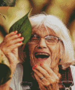 Laughing Old Woman Diamond Painting