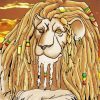 Lion With Dreadlocks Rasta Diamond Painting