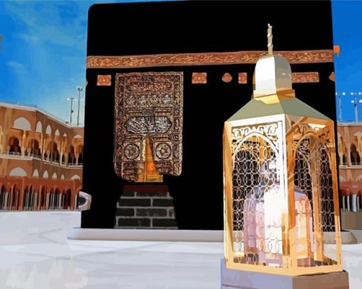 Mecca Black Kaaba Diamond Painting