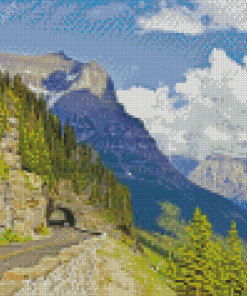 Montana Going To The Sun Road Diamond Painting