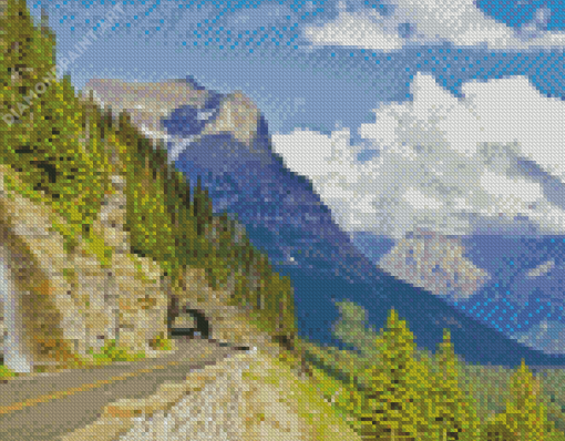 Montana Going To The Sun Road Diamond Painting