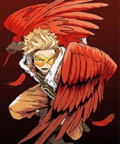 My Hero Academia Hawks Diamond Painting