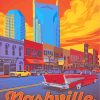 Nashville Tennessee Poster Diamond Painting