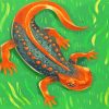 Newt Amphibian Diamond Painting