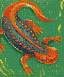 Newt Amphibian Diamond Painting