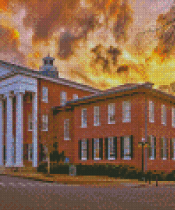 Ole Miss Sunset Diamond Painting