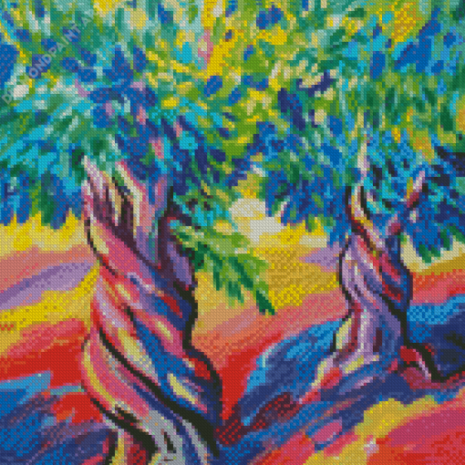 Olive Tree Diamond Painting