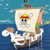 One Piece Going Merry Ship Diamond Painting