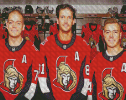 Ottawa Senators Characters Diamond Painting