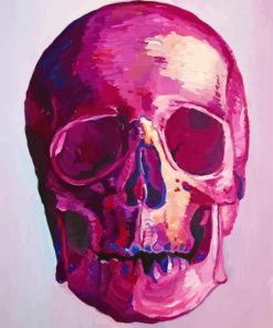 Pink Skull Art Diamond Painting