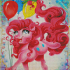 Pinkie Illustration Diamond Painting