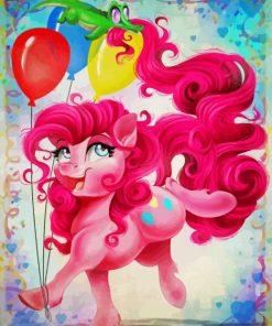 Pinkie Illustration Diamond Painting