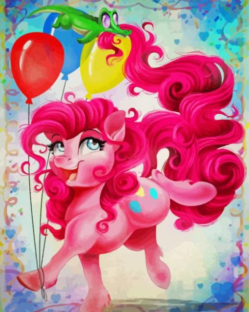 Pinkie Illustration Diamond Painting