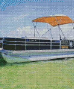 Pontoon Boat Diamond Painting