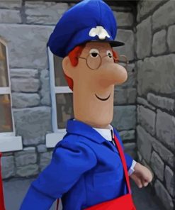 Postman Pat Character Diamond Painting