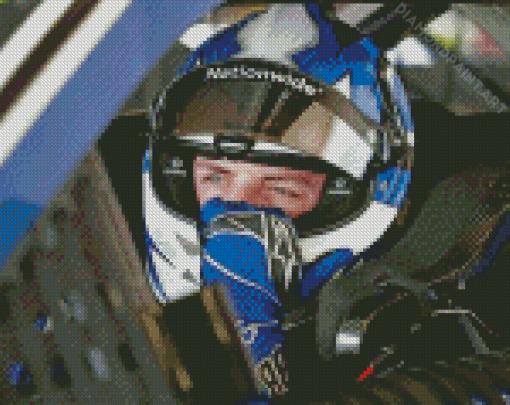 Racer Alex Bowman Diamond Painting