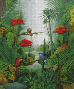 Rain Jungle Diamond Painting