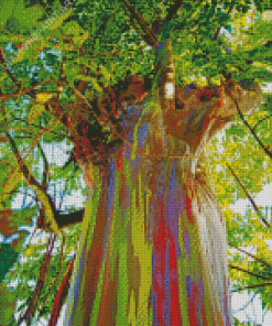 Rainbow Eucalyptus Diamond Painting