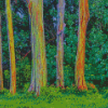 Rainbow Eucalyptus Trees Diamond Painting