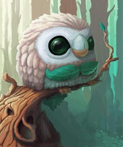 Rowlet Diamond Painting