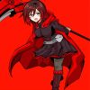 Ruby Rose Anime Character Diamond Painting