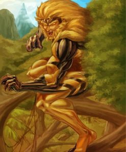 Sabretooth Marvel Diamond Painting