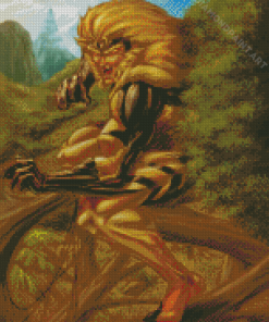 Sabretooth Marvel Diamond Painting