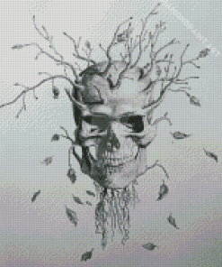 Skull Tree Diamond Painting